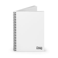 White Spiral Notebook - Ruled Line