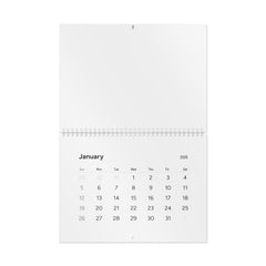 Minimalist 2025 Wall Calendar (White)