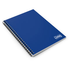 Dark Blue Spiral Notebook - Ruled Line