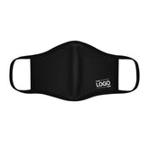 Simple Fitted Polyester Face Mask (Black)