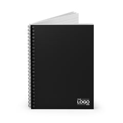 Black Spiral Notebook - Ruled Line