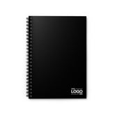 Black Spiral Notebook - Ruled Line