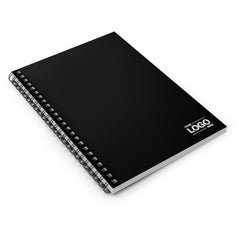 Black Spiral Notebook - Ruled Line