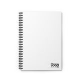 White Spiral Notebook - Ruled Line