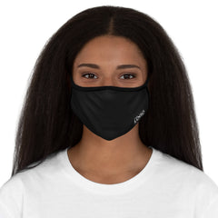 Simple Fitted Polyester Face Mask (Black)